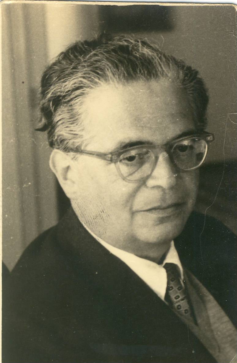 Erich Neumann - archiwalny portret starszego mezczyzny w okularach, fotografia w sepii