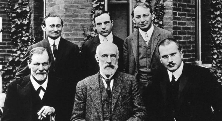 Carl Jung i Sigmund Freud – zdjęcie grupowe, Clark University 1909