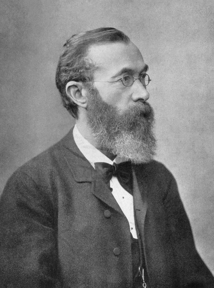 Wilhelm Wundt – młody portret twórcy psychologii naukowej, około 1860 roku